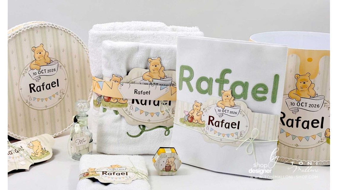 Trusou Botez Băiat Winnie the Pooh Ursulețul Personalizat 13